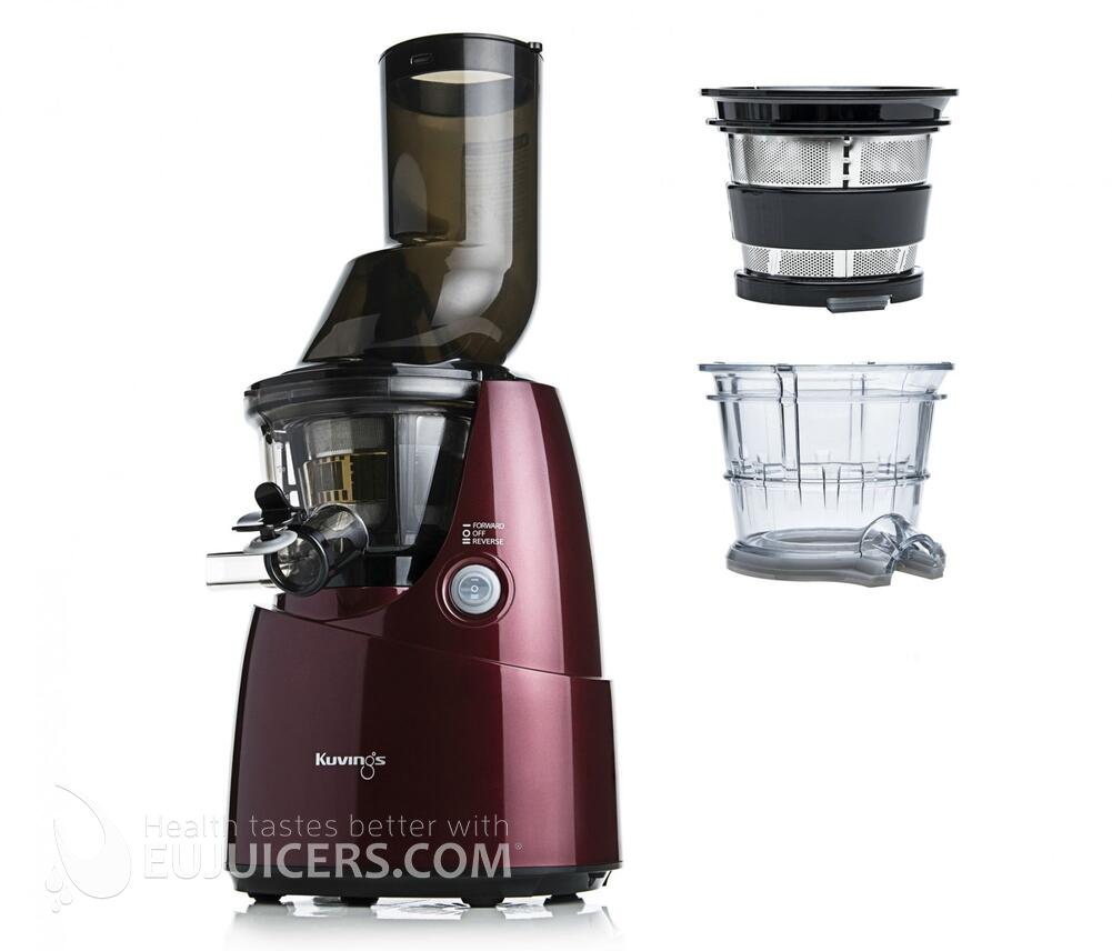 Sokovnik Kuvings Whole Slow Juicer B6000 rde? + dodatni nastavki EUJUICERS.SI